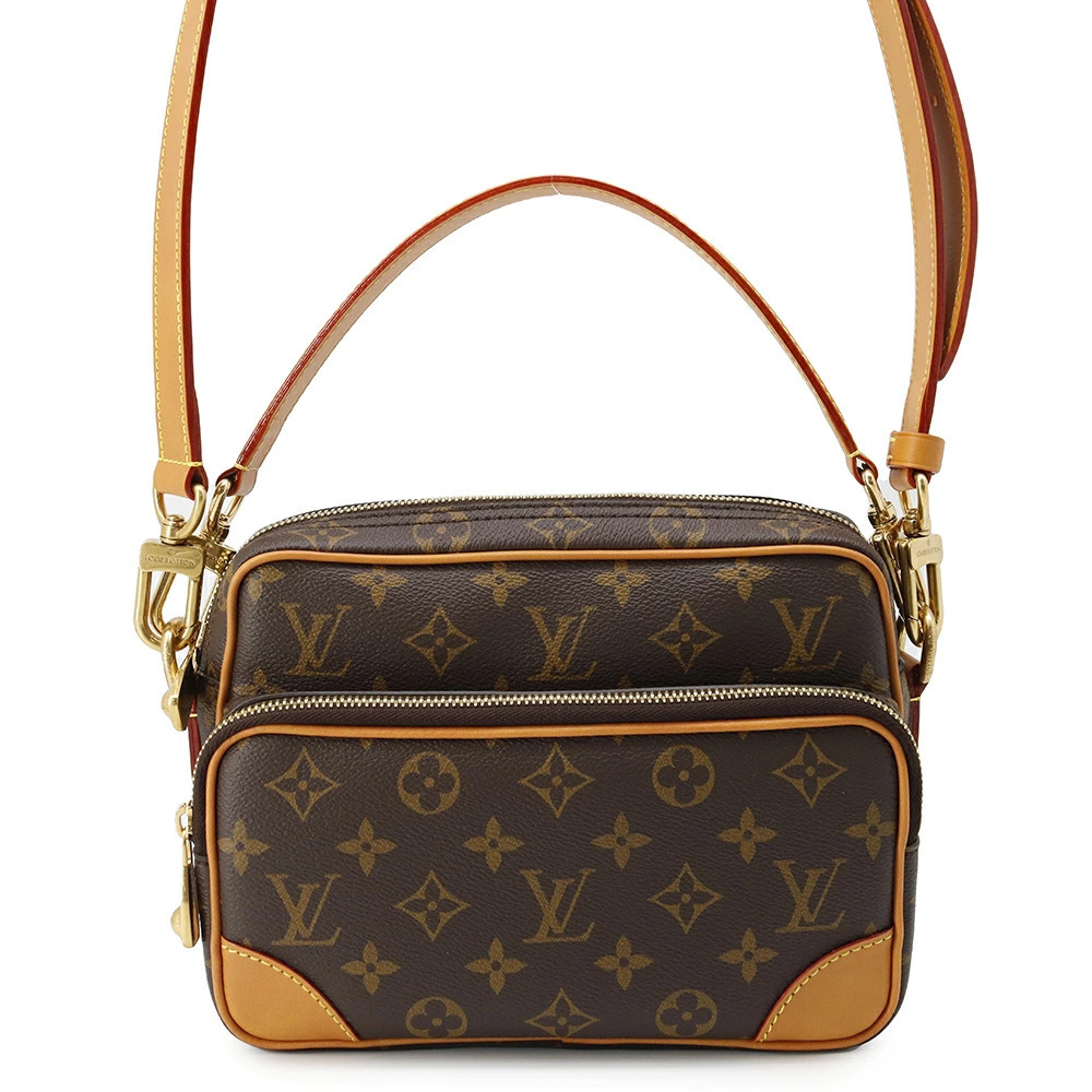 Louis Vuitton Monogram Nile Shoulder Bag Brown